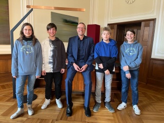 Zu Gast beim Oberbürgermeister (Foto: privat)