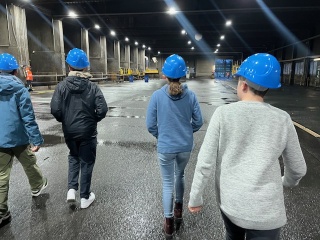 Recherchearbeit: Besuch bei der MVA (Foto: privat)